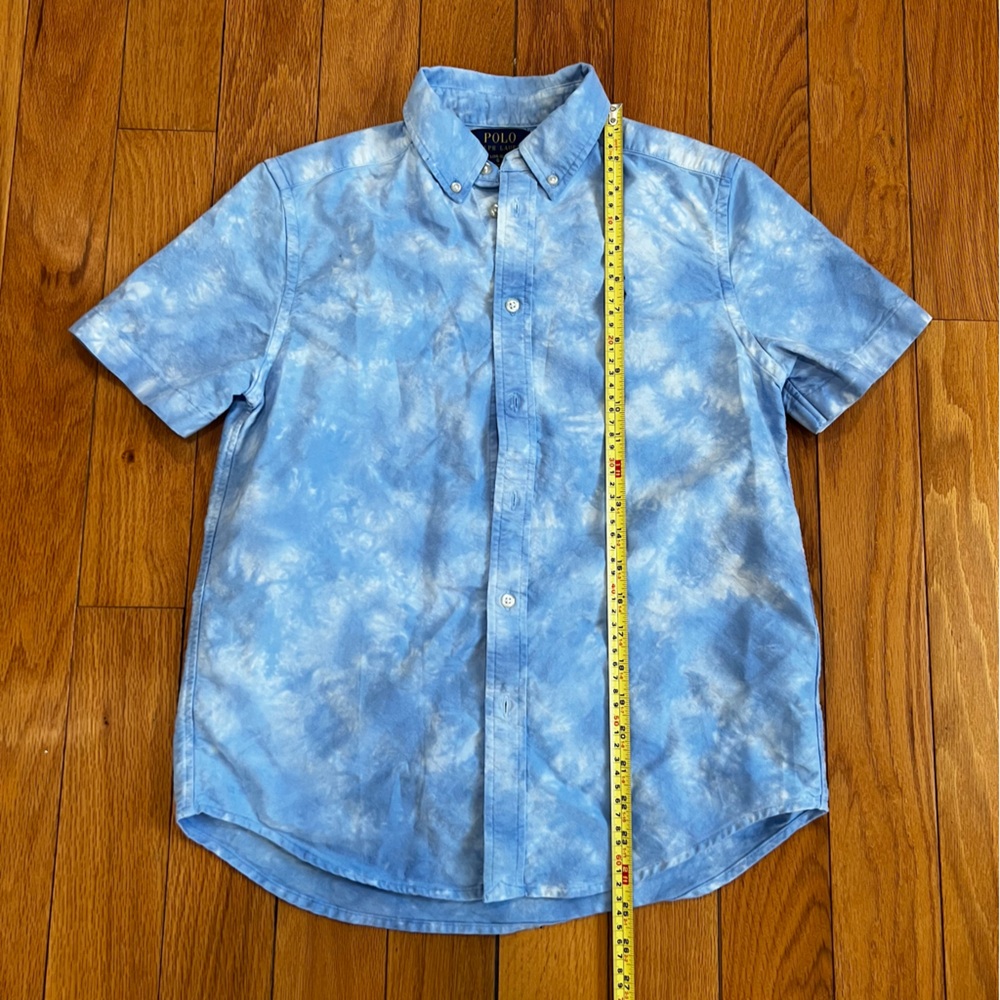 Ralph Lauren Light Blue Tie-Dye Shirt